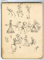 St. EOM, “Notebook”, Buena Vista, Georgia, United States, 1935–1957, Pen on paper, 12 x 9 x 3/8…