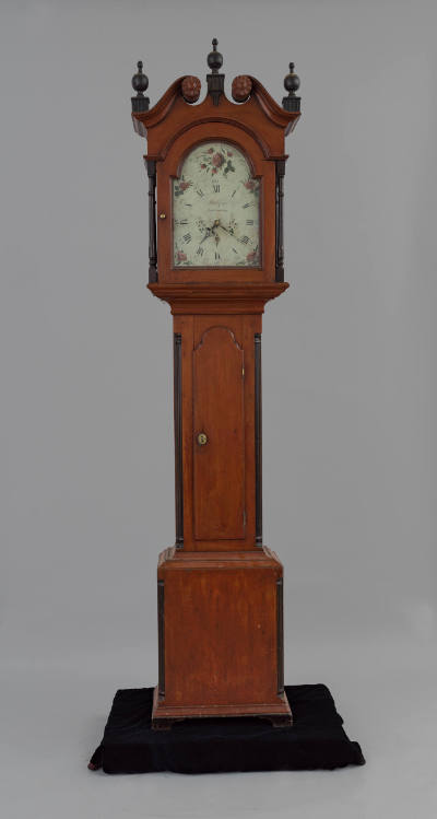 Jacob Geiger, “Tall Case Clock”, Northampton, Pennsylvania, United States, 1787, Painted wood, …