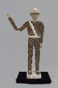 Nek Chand, “Guard with Hat”, Chandigarh, India, 1984, Concrete over metal armature with mixed m…