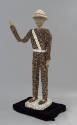 Nek Chand, “Guard with Hat”, Chandigarh, India, 1984, Concrete over metal armature with mixed m…