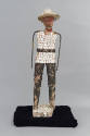 Nek Chand, “Guard”, Chandigarh, India, 1984, Concrete over metal armature with mixed media, 61 …