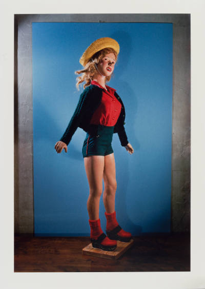 Morton Bartlett, “Girl in Shorts”,  Boston, Massachusetts, Kodachrome circa 1955, printed 2006,…