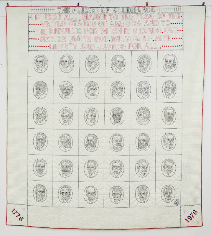 Mary K. Borkowski, “Untitled”, Dayton, Ohio, United States, 1976, Silk and cotton, 97 x 86 1/2 …
