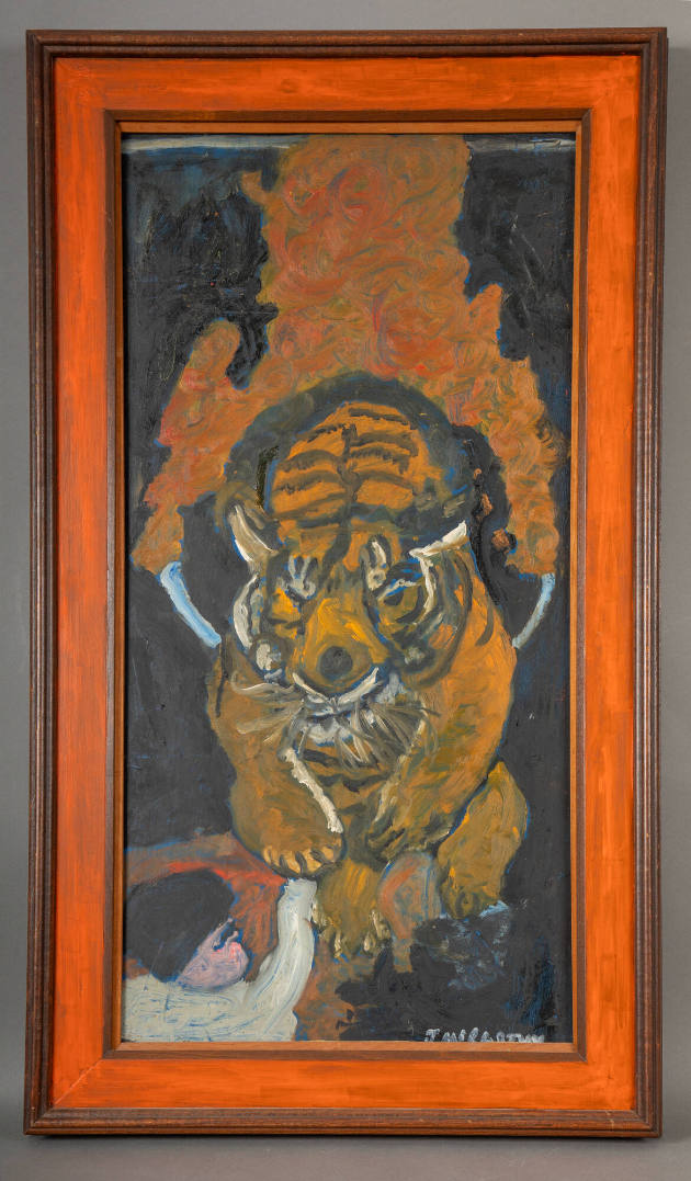 Justin McCarthy, “Untitled (“Tiger leaping through a flaming hoop”)”, Weatherly, Pennsylvania, …