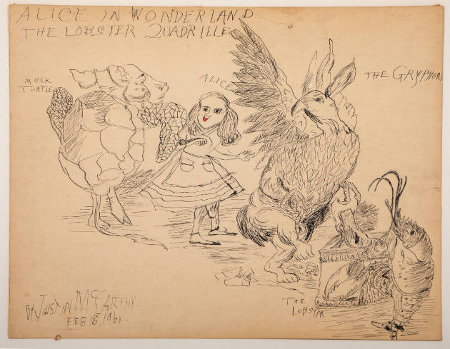 Justin McCarthy, “Alice in Wonderland. The Lobster Quadrille”, Weatherly, Pennsylvania, United …