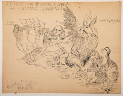 Justin McCarthy, “Alice in Wonderland. The Lobster Quadrille”, Weatherly, Pennsylvania, United …