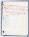 Melvin Edward Nelson, “Notebook (“Filler Book”)”, Colton, Oregon, 1961, Ballpoint pen, pencil, …