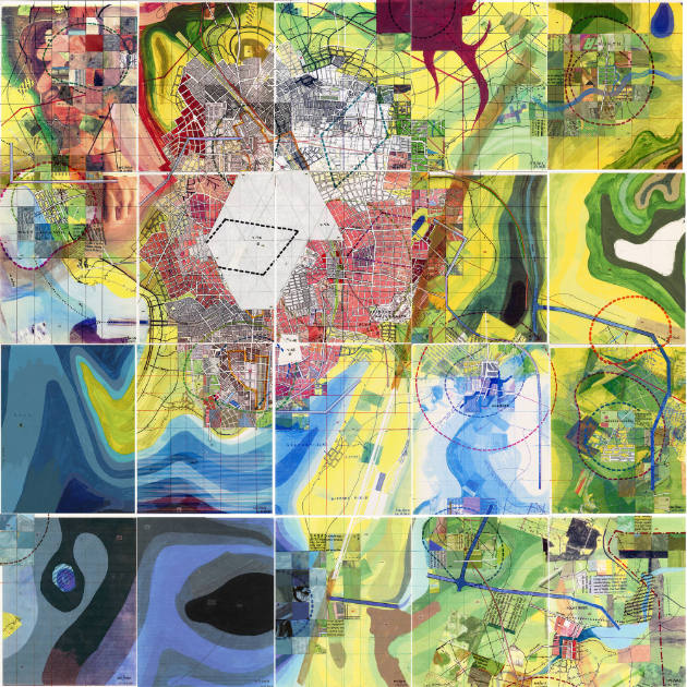 Jerry Gretzinger, “Jerry’s Map (N8/W10 to N5/W6, Generations III, IV, V, VI, and VII)”, Ann Arb…