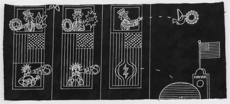Anthony Dominguez, “Untitled ("STARS, BARS, FOREVER")”, New York, New York, United States, 2001…