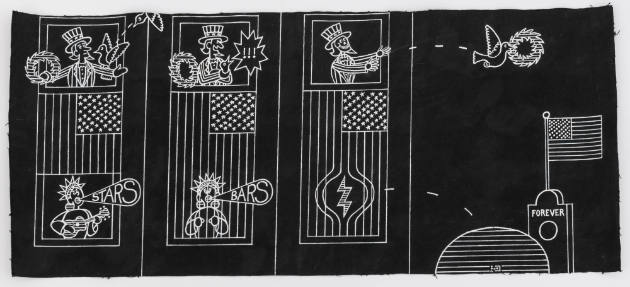 Anthony Dominguez, “Untitled ("STARS, BARS, FOREVER")”, New York, New York, United States, 2001…