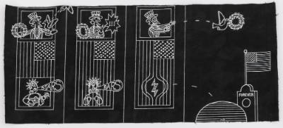 Anthony Dominguez, “Untitled ("STARS, BARS, FOREVER")”, New York, New York, United States, 2001…