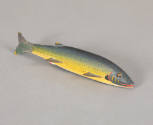Artist unidentified, “Trout”, Chautauqua Lake, New York, United States, 19th century, Paint on …