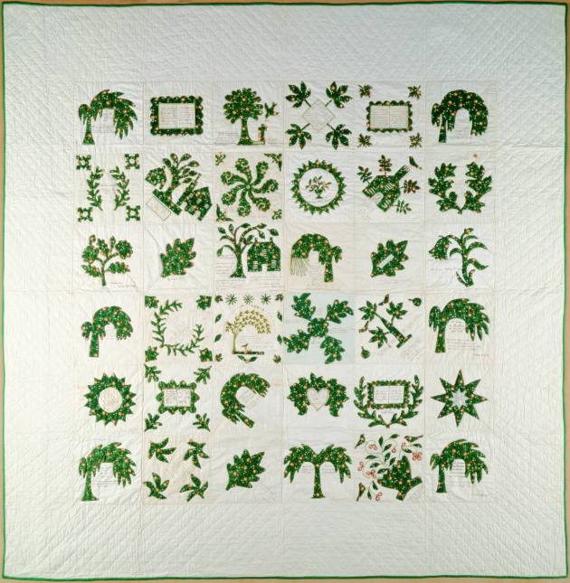 Presentation Quilt for William A. Sargent
Members of the Freewill Baptist Church
Photographed…