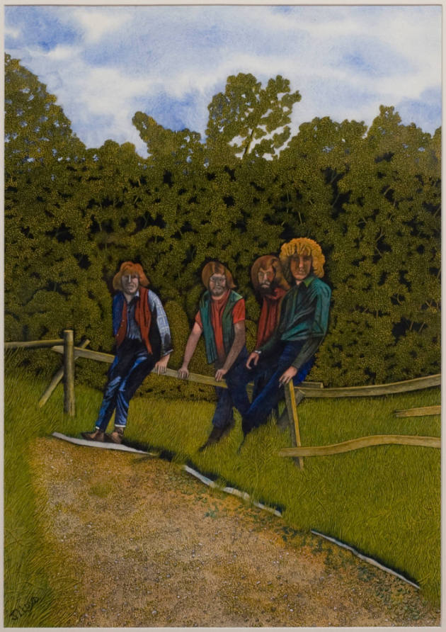 James Lloyd, (1905–1974), “The Who,” United Kingdom, 1970s, Gouache on paper, 21 3/4 × 15 1/2 i…