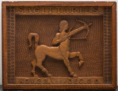 Ulysses Davis, “Sagittarius”, Savannah, Georgia, United States, n.d., Wood, 15 × 19 in., Collec…