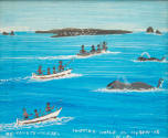 Canute Caliste, “Shirting Whale”, L'Esterre, Carriacou Island, Grenada, n.d., Housepaint on boa…