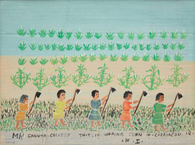 Canute Caliste, “This is Weding Corn in Carricou”, L'Esterre, Carriacou Island, Grenada, n.d., …