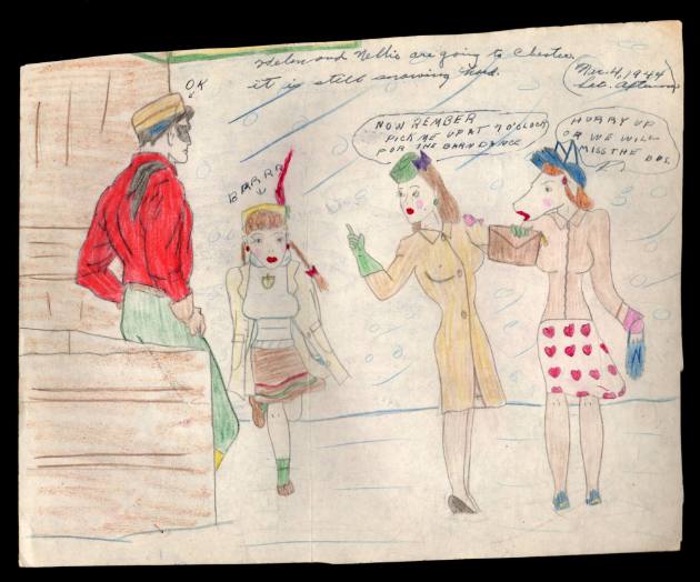 Mary Paulina Corbett, “[Helen and Nellie are going to Chester. it is still snowing hard.] from …