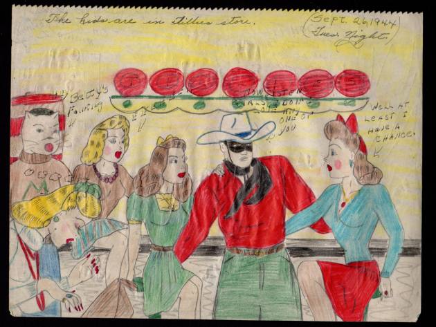 Mary Paulina Corbett, “[The kids are in Tillies store.] from The Catville Kids”, Boothwyn, Garn…