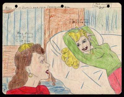 Mary Paulina Corbett, “[Alice is in Betty's bed room Talking with her.] from The Catville Kids”…