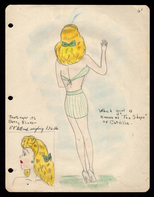 Mary Paulina Corbett, “[Which girl is known as "The Shape" of Catville.] from The Catville Kids…