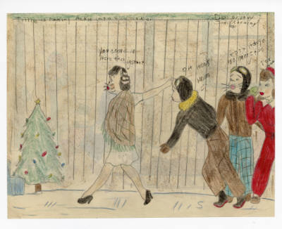 Mary Paulina Corbett, “[Tillie is taking Ackie into the House.] from The Catville Kids”, Boothw…
