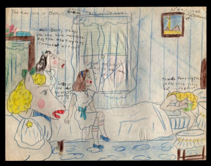 Mary Paulina Corbett, “[The Kids are in Betty's Room talking to her.] from The Catville Kids”, …