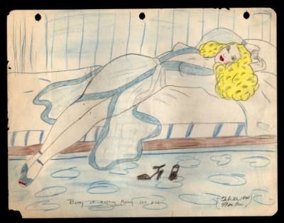 Mary Paulina Corbett, “[Betty is getting Ready for bed.] from The Catville Kids”, Boothwyn, Gar…