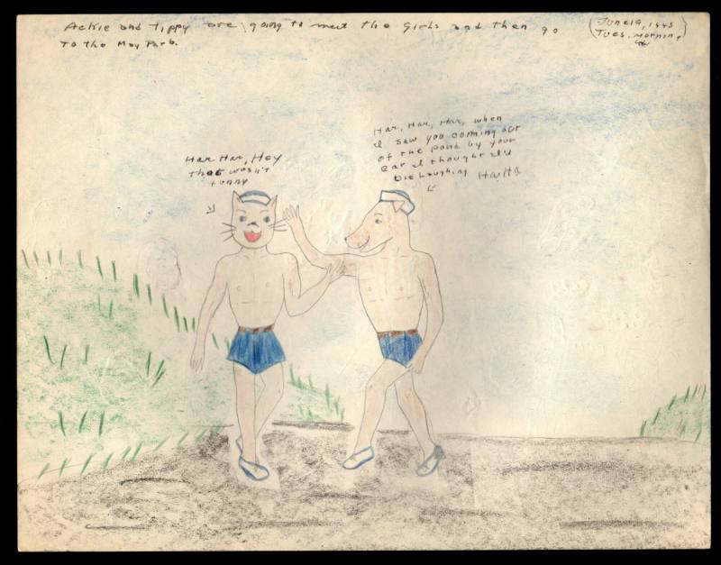 Mary Paulina Corbett, “[Ackie and Tippy are going to meet the girls and then go to the May Park…