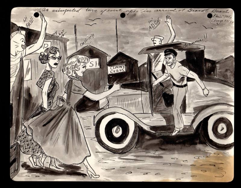 Mary Paulina Corbett, “[An uninspected turn of events upon their arrival at Brandt Beach] from …