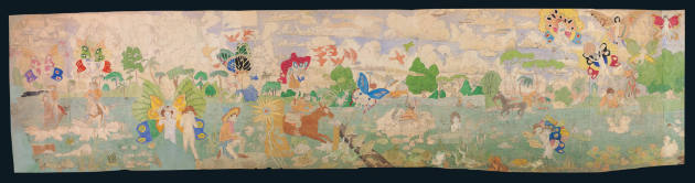 Untitled (Blengins capturing Glandelinian Soldiers) (double-sided)
Henry Darger
Photo by Gavi…