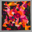 Susan Bartels, “Family Garden”, Karlsruhe, Germany, 1991, Cotton, fiber reactive dyes, 72 × 72 …