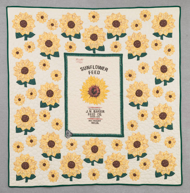  Julie Cullen, “Simply Sunflowers”, Cliffside Park, New Jersey, United States, 1991, Cotton and…