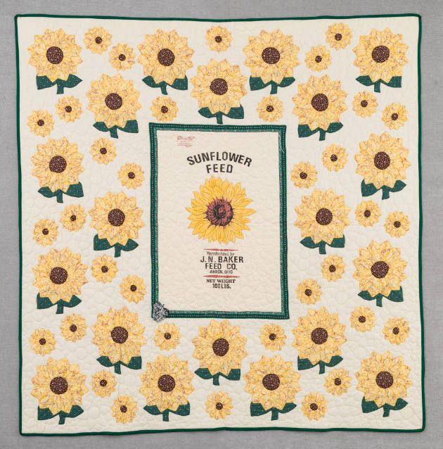  Julie Cullen, “Simply Sunflowers”, Cliffside Park, New Jersey, United States, 1991, Cotton and…