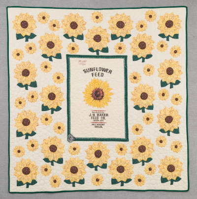  Julie Cullen, “Simply Sunflowers”, Cliffside Park, New Jersey, United States, 1991, Cotton and…