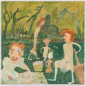 Jon Serl, “Picnic”, Lake Elsinore, California, United States, 1982, Oil on wood, 60 1/4 x 60 1/…