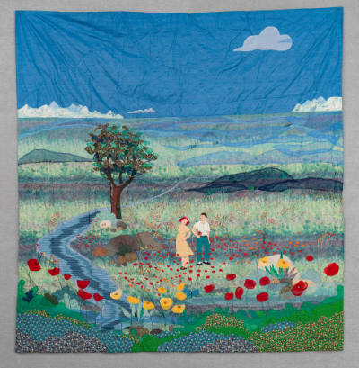 Helena K. Nessemann, “Frank and Miss Molly in the Poppyfield”, Brooklyn, New York, United State…