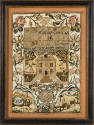 Rebecca Carter, “Rebecca Carter Sampler”, Providence, Rhode Island, United States, 1788, Silk, …