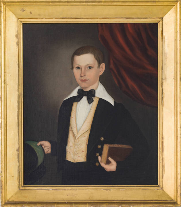 Joseph Whiting Stock, “George Wilcox”, Springfield, Massachusetts, United States, 1838, Oil on …