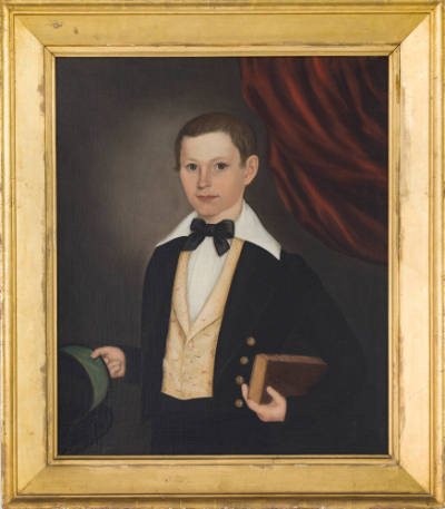 Joseph Whiting Stock, “George Wilcox”, Springfield, Massachusetts, United States, 1838, Oil on …