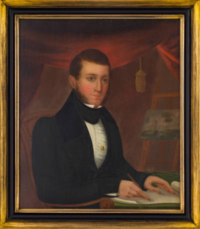 Benjamin B. Curtis, “Portrait of a Man”, Probably Hartford, Connecticut, United States, 1835, O…