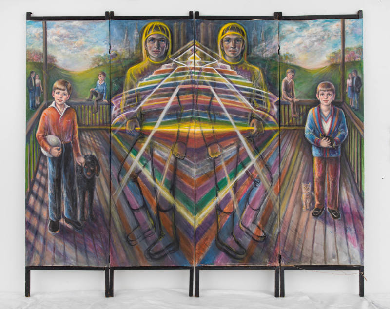 Shirley Cohen, “Facing the Future”, Forest Hills, Queens, New York, United States, 1995, Oil on…