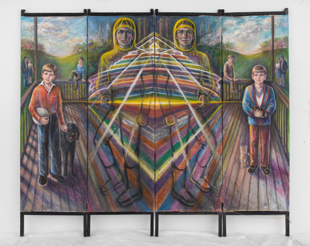 Shirley Cohen, “Facing the Future”, Forest Hills, Queens, New York, United States, 1995, Oil on…