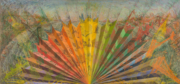 Shirley Cohen, “Color Span of Manhattan According to the Architectural Development of the 1960s…