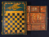 Alfred C. Campbell, “Gameboard (Checkers / Parcheesi)”, United States, Mid- to late 19th centur…