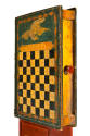 Alfred C. Campbell, “Gameboard (Checkers / Parcheesi)”, United States, Mid- to late 19th centur…