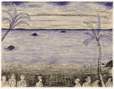  Victor Joseph Gatto, “Incoming Tide”, New York, New York, United States, n.d., Ink on paper, 8…