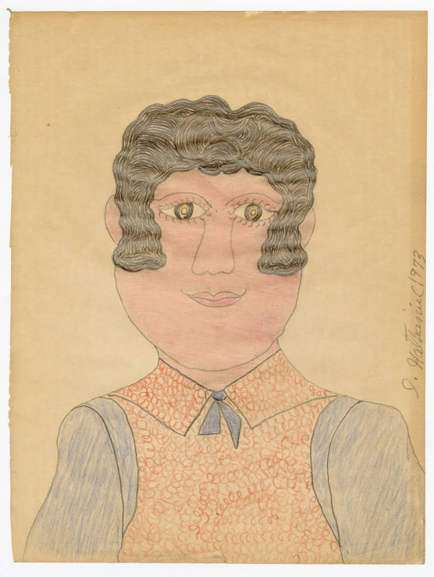 Inez Nathaniel Walker, “Portrait of a Man”, Bedford, New York, United States, 1973, Pencil and …