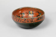 Kittil Haukjern, “Bowl”, Norway, 1830, Paint and lacquer on wood, 3 x 6 1/2 x 7, Collection of …