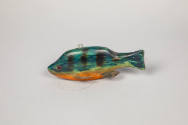 Ross Allen, “Bluegill Decoy”, Lac Du Flambeau, Wisconsin, United States, 1984, Wood, paint, met…